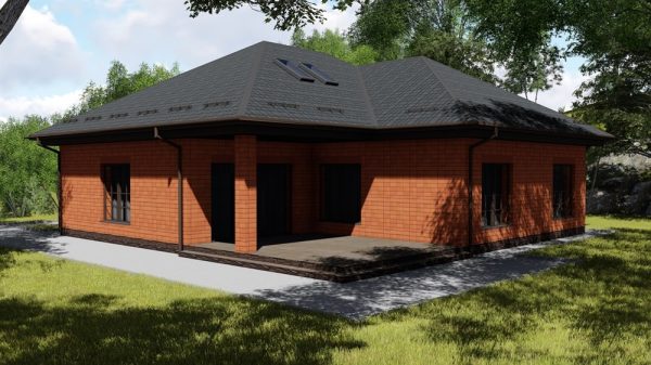 3. Проект дома C-007 Екстерьер Проект дома C-007 - фото 3