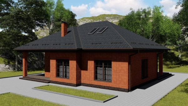 8. Проект дома C-007 Екстерьер Проект дома C-007 - фото 8