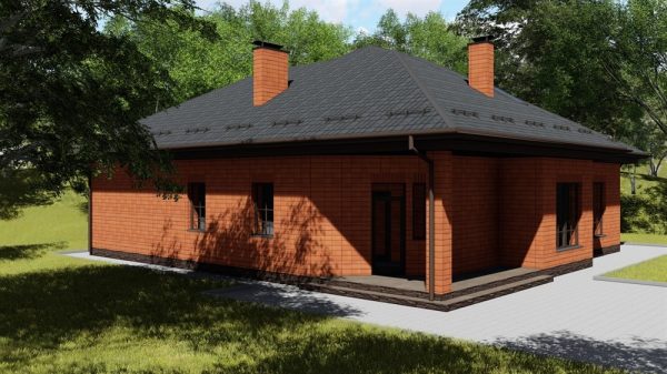 12. Проект дома C-007 Екстерьер Проект дома C-007 - фото 12