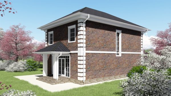 8. Проект дома C-017 Екстерьер Проект дома C-017 - фото 8