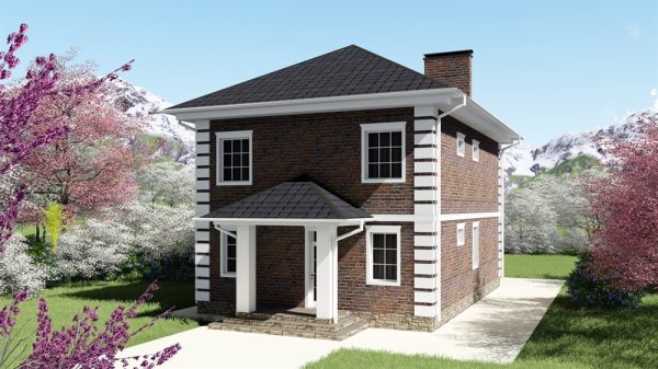 20. Проект дома C-017 Екстерьер Проект дома C-017 - фото 20