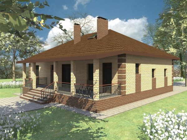 1. Проект дома C-019 Екстерьер Проект дома C-019 - фото 1