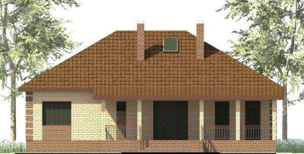 8. Проект дома C-019 Екстерьер Проект дома C-019 - фото 8