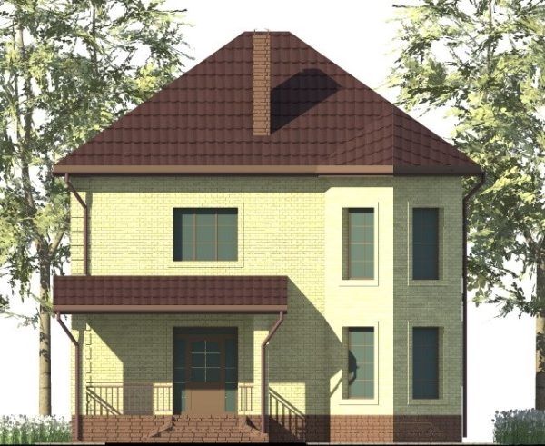 22. Проект дома C-021 Екстерьер Проект дома C-021 - фото 22