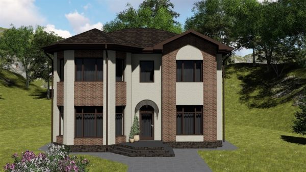 1. Проект дома C-022 Екстерьер Проект дома C-022 - фото 1