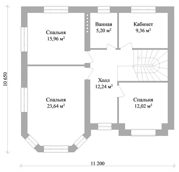 12. Проект дома C-022 Екстерьер Проект дома C-022 - фото 12