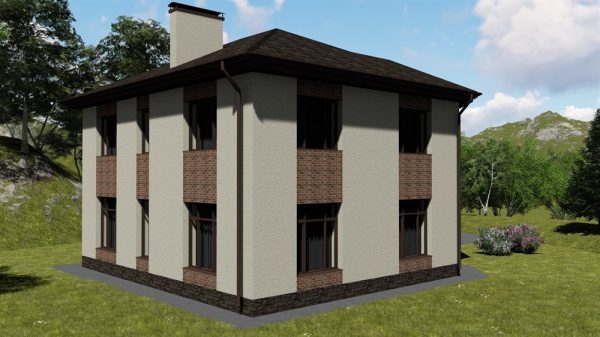 16. Проект дома C-022 Екстерьер Проект дома C-022 - фото 16