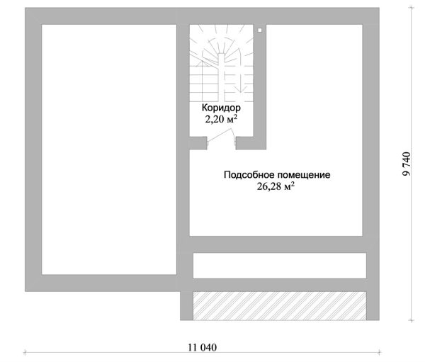 3. Проект дома C-023 Екстерьер Проект дома C-023 - фото 3