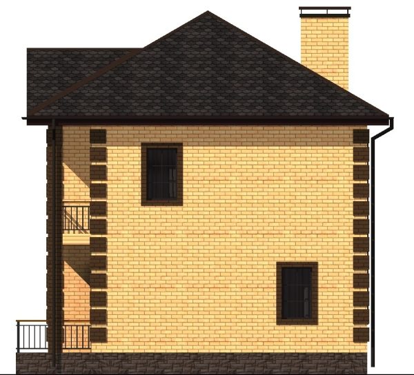 16. Проект дома C-023 Екстерьер Проект дома C-023 - фото 16