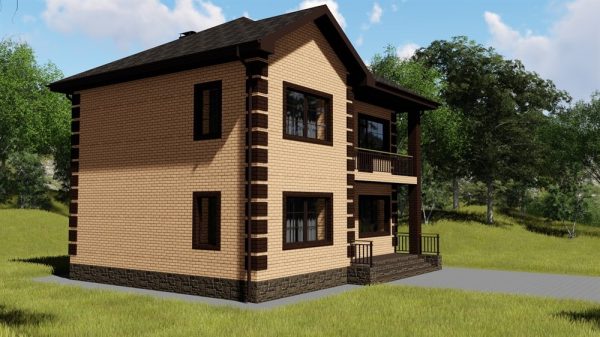 21. Проект дома C-023 Екстерьер Проект дома C-023 - фото 21