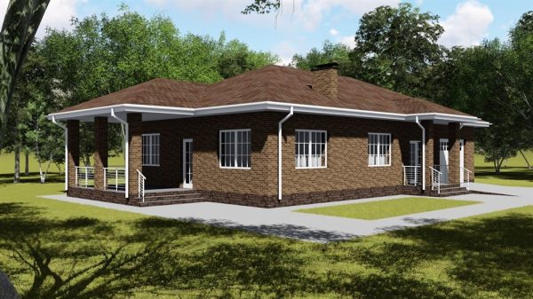 15. Проект дома C-025 Екстерьер Проект дома C-025 - фото 15