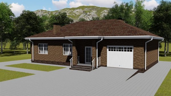 17. Проект дома C-025 Екстерьер Проект дома C-025 - фото 17