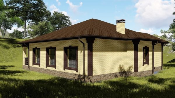 7. Проект дома C-032 Екстерьер Проект дома C-032 - фото 7