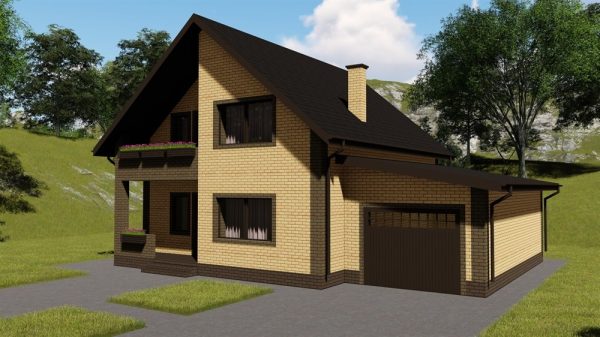 4. Проект дома C-035 Екстерьер Проект дома C-035 - фото 4