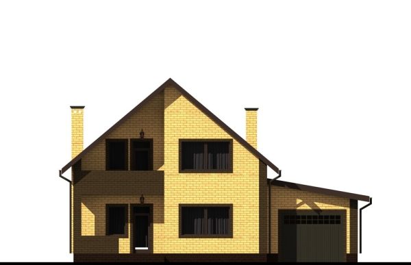 9. Проект дома C-035 Екстерьер Проект дома C-035 - фото 9