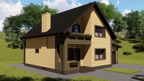 20. Проект дома C-035 Екстерьер Проект дома C-035 - фото 20