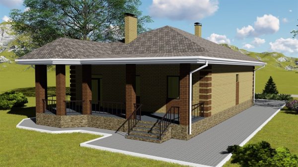 4. Проект дома C-036 Екстерьер Проект дома C-036 - фото 4