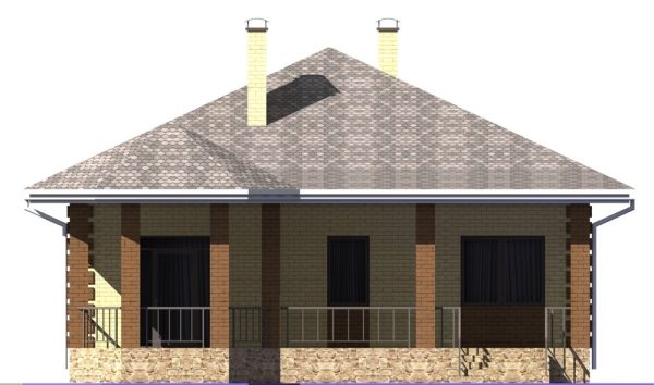 5. Проект дома C-036 Екстерьер Проект дома C-036 - фото 5