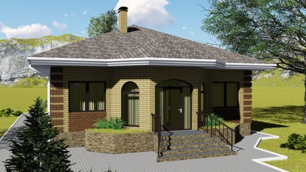 14. Проект дома C-036 Екстерьер Проект дома C-036 - фото 14