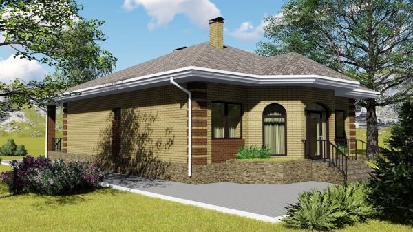 17. Проект дома C-036 Екстерьер Проект дома C-036 - фото 17