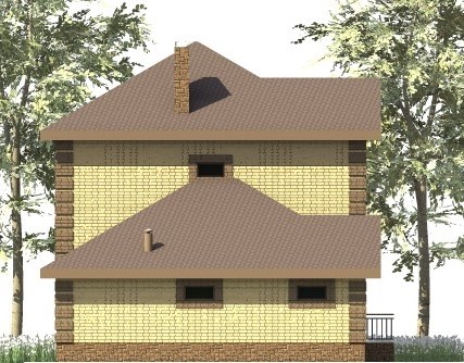 5. Проект дома C-037 Екстерьер Проект дома C-037 - фото 5