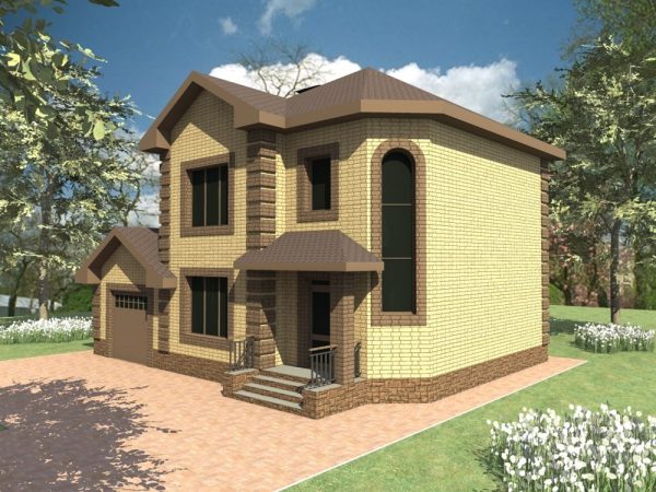 9. Проект дома C-037 Екстерьер Проект дома C-037 - фото 9