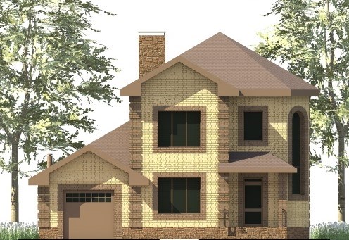 21. Проект дома C-037 Екстерьер Проект дома C-037 - фото 21