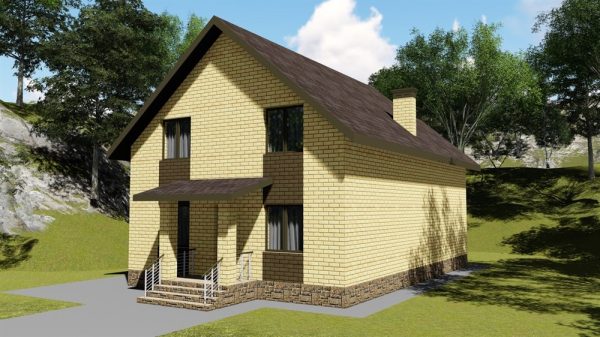 8. Проект дома C-039 Екстерьер Проект дома C-039 - фото 8