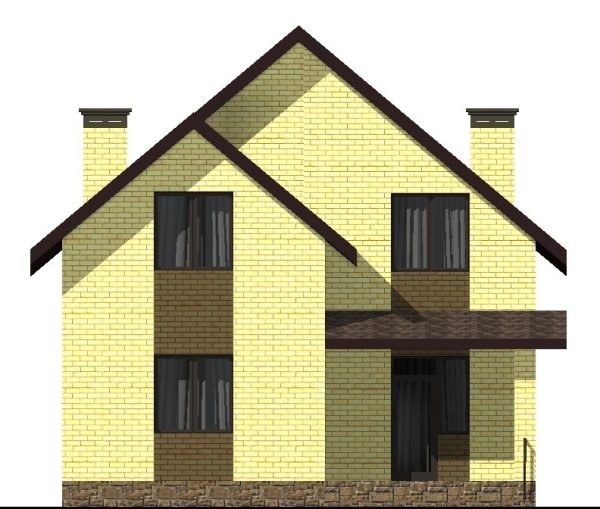 9. Проект дома C-039 Екстерьер Проект дома C-039 - фото 9