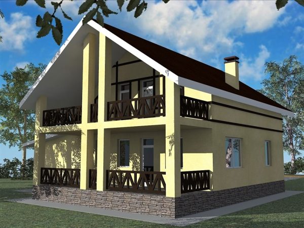 3. Проект дома C-040 Екстерьер Проект дома C-040 - фото 3