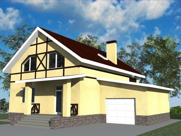 5. Проект дома C-040 Екстерьер Проект дома C-040 - фото 5