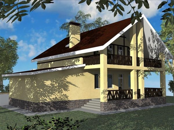 9. Проект дома C-040 Екстерьер Проект дома C-040 - фото 9