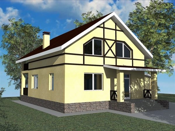 10. Проект дома C-040 Екстерьер Проект дома C-040 - фото 10