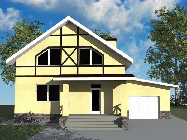 12. Проект дома C-040 Екстерьер Проект дома C-040 - фото 12