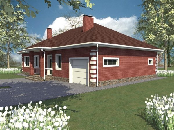 1. Проект дома C-042 Екстерьер Проект дома C-042 - фото 1