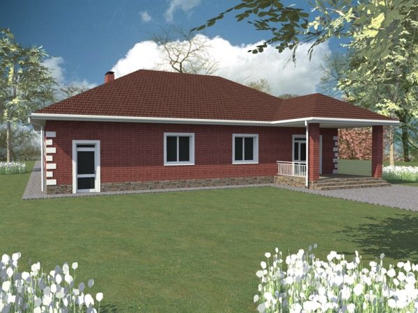 10. Проект дома C-042 Екстерьер Проект дома C-042 - фото 10