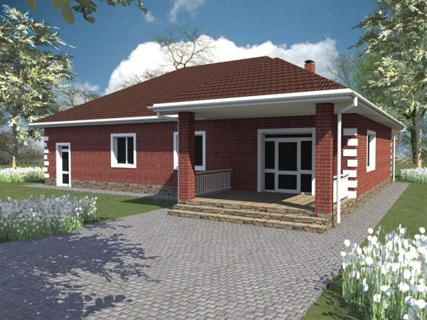 17. Проект дома C-042 Екстерьер Проект дома C-042 - фото 17