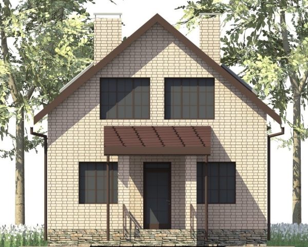 1. Проект дома C-043 Екстерьер Проект дома C-043 - фото 1