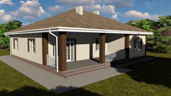 17. Проект дома C-045 Екстерьер Проект дома C-045 - фото 17