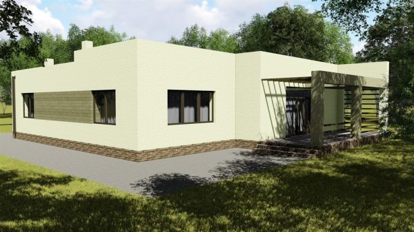 1. Проект дома C-054 Екстерьер Проект дома C-054 - фото 1