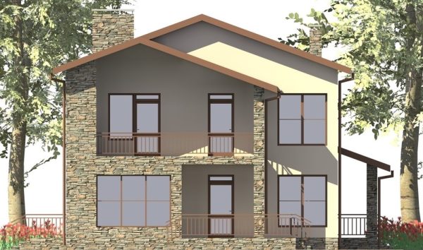4. Проект дома C-055 Екстерьер Проект дома C-055 - фото 4