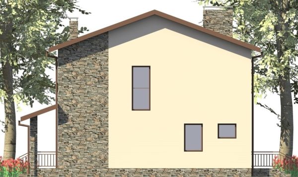 8. Проект дома C-055 Екстерьер Проект дома C-055 - фото 8