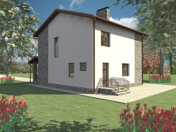 9. Проект дома C-055 Екстерьер Проект дома C-055 - фото 9