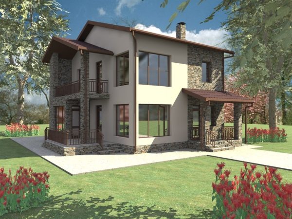 11. Проект дома C-055 Екстерьер Проект дома C-055 - фото 11