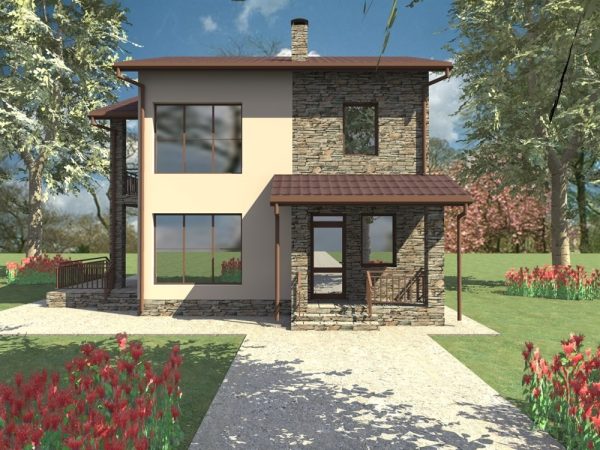 13. Проект дома C-055 Екстерьер Проект дома C-055 - фото 13