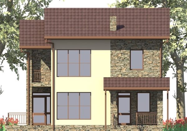 17. Проект дома C-055 Екстерьер Проект дома C-055 - фото 17