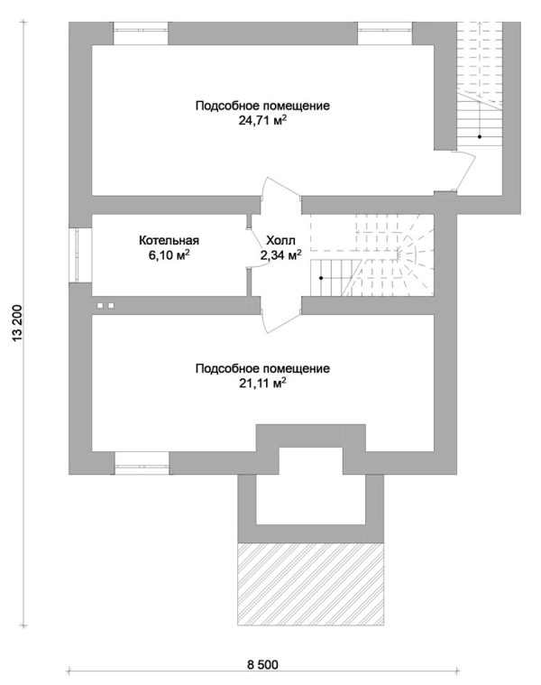 2. Проект дома C-057 Екстерьер Проект дома C-057 - фото 2