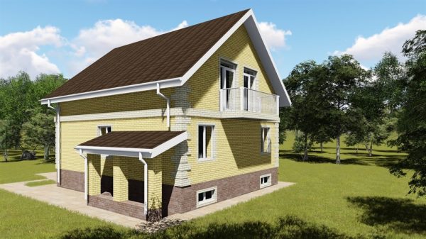 3. Проект дома C-057 Екстерьер Проект дома C-057 - фото 3