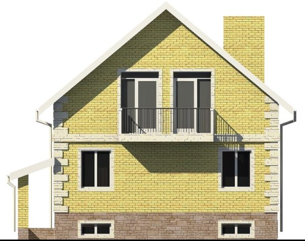 4. Проект дома C-057 Екстерьер Проект дома C-057 - фото 4