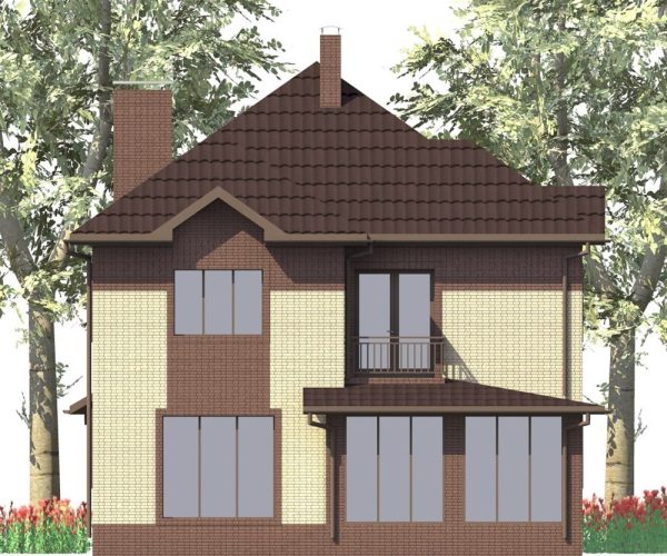 9. Проект дома C-058 Екстерьер Проект дома C-058 - фото 9